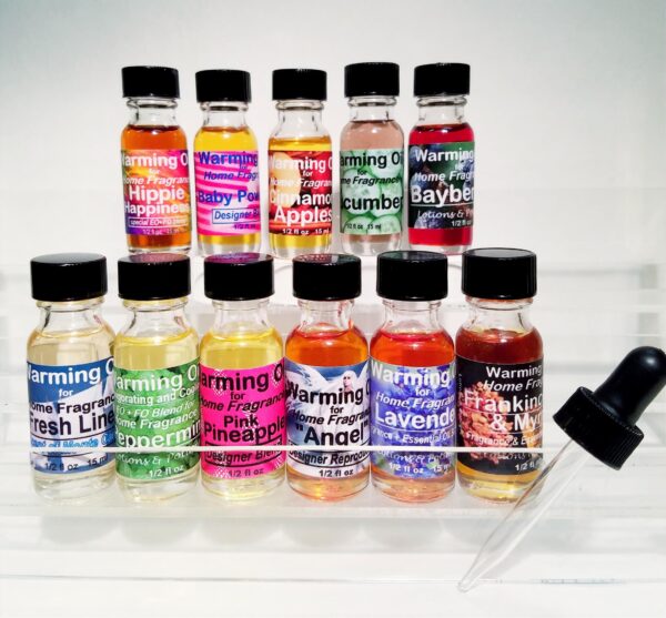 Warming Oils for Home Fragrance 1/2 oz Bottle and Dropper (Quantity 1 - 2)